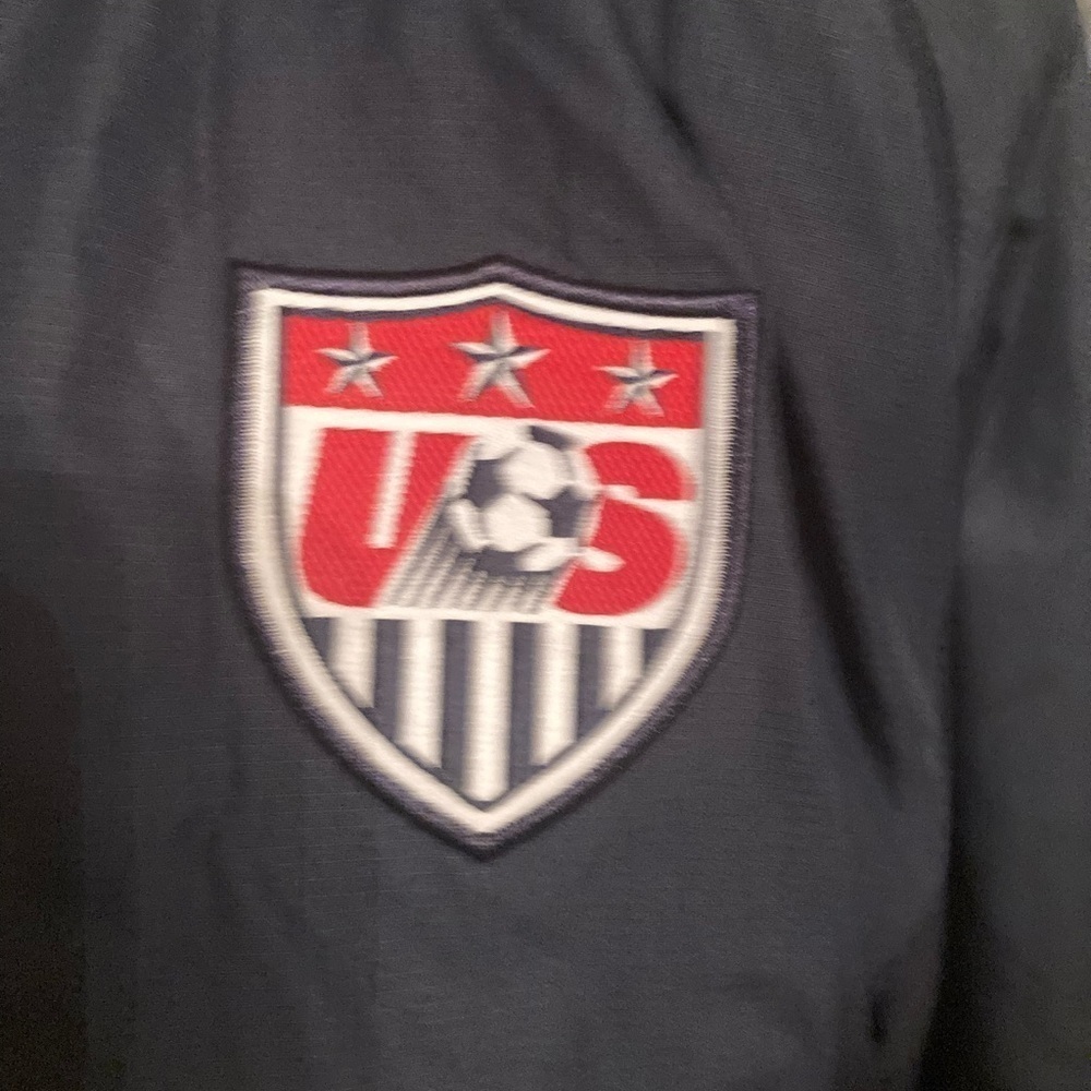 Nike TEAM USA Storm Fit Women Jacket Packable Soccer Navy Blue Sz‎ L  NWT - Picture 4 of 8